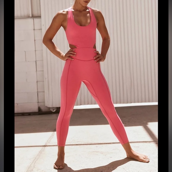 FP Movement by Free People Pants - •nwot Free People Movement Back It Up Onesie Women Small